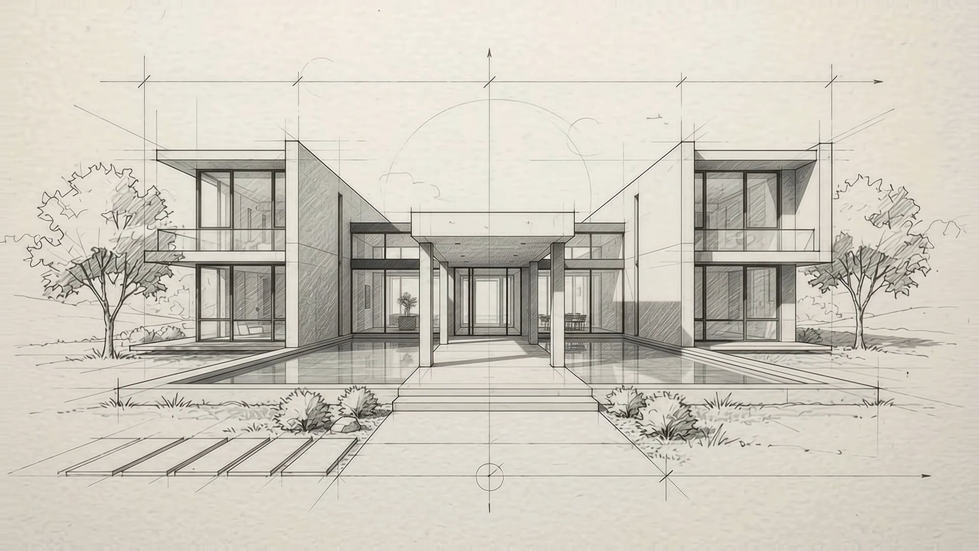 Residence meeting the surrounding landscape